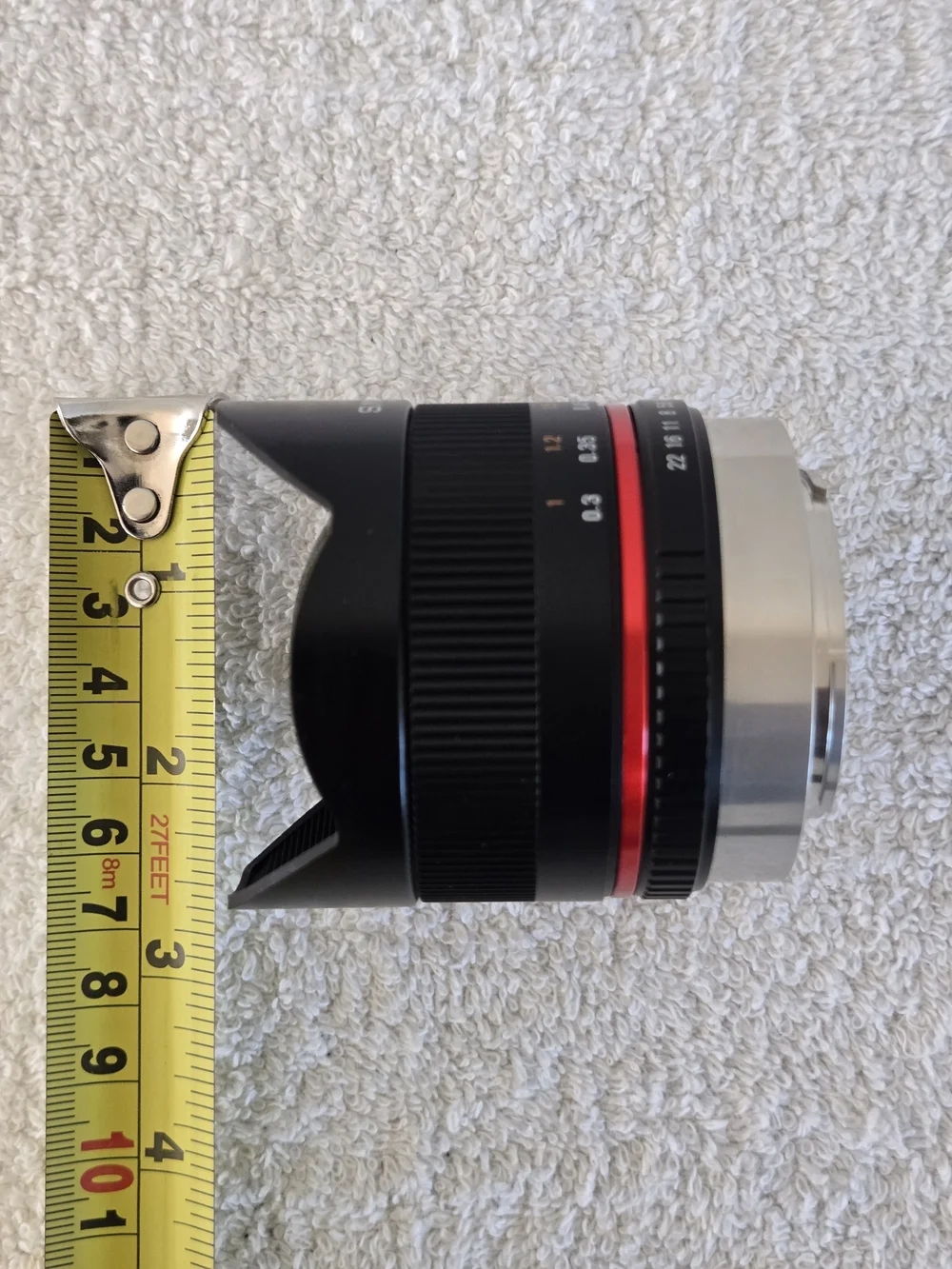 Samyang 8mm f/2.8 1:2.8 Lens Fisheye II Lens UMC Fujifilm W/Lens Caps & Case